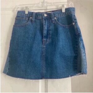 Madewell Blue Denim Skirt